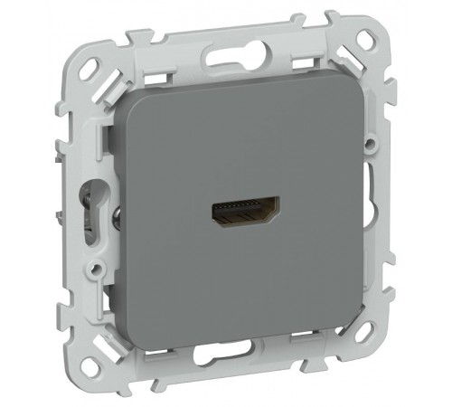 FLITE Розетка HDMI РШДМА-ФлМА мокрый асфальт  FI-H10-K80  IEK