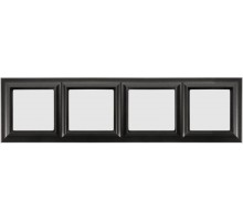 Рамка 4-поста; Eco Profi  Standart; термопласт; антрацит  EPS484AN  Jung