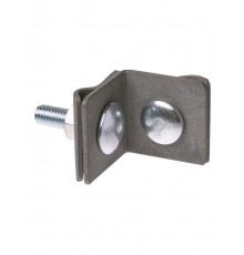 Держатель фальцевый стальной зажим 30х30 мм для прута 6-10 мм, гор. цинк.   SQ2402-3281  TDM