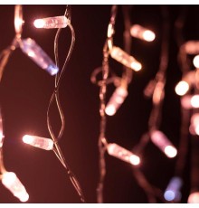 Светодиодная гирлянда ARD-EDGE-CLASSIC-2400x600-CLEAR-88LED-FLASH Rose Gold (230V, 6W) (Ardecoled, IP65)  031189  Arlight