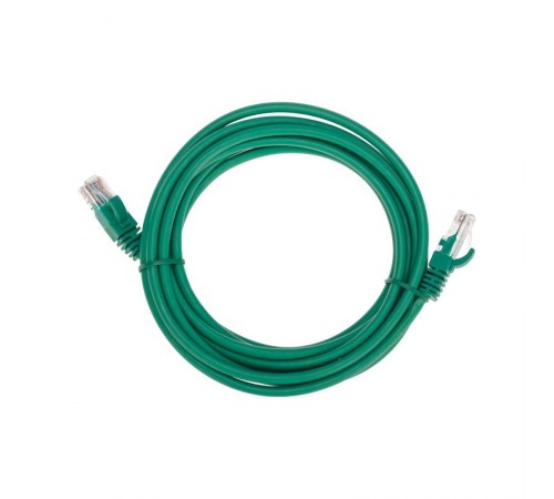 Патч-корд U/UTP, CAT 5e, RJ45-RJ45, 26AWG, LSZH, зеленый, 3м REXANT  02-0106-3  REXANT