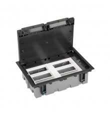 Simon CIMA 500 Люк на 6 модулей 500CIMA (12 мод. 45х45 мм), глубина 90-120мм, посадка 210х300мм, max 1000кг, графит  52050106-038  Simon