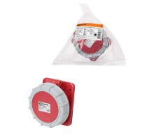 Розетка скрытой установки угловая IP67 16А 3Р+РЕ+N 380В  SQ0611-0058  TDM