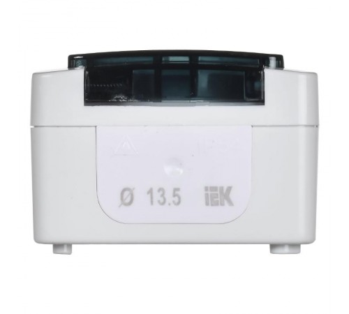 ГЕРМЕС PLUS дымчатый Розетка 1-местная О/У с/з с крышкой РСб20-3-ГПБд IP54  ERMP12-K03-16-54-EC  IEK