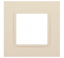 Рамка для розеток и выключателей Elegance 14-5011-02 Classic, на 1 пост, сл.кость  Б0060572  ЭРА