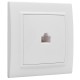 Минск Розетка RJ-45 1-местная СП белая EKF Basic  ERK01-035-10  EKF
