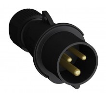 Вилка кабельная Easy&Safe 232EP6B,32А,2P+E,IP44,6ч,черн2CMA103581R1000 ABB