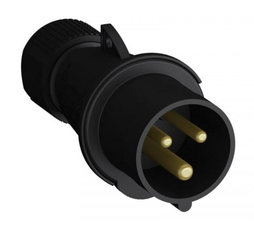 Вилка кабельная Easy&Safe 232EP6B,32А,2P+E,IP44,6ч,черн2CMA103581R1000 ABB