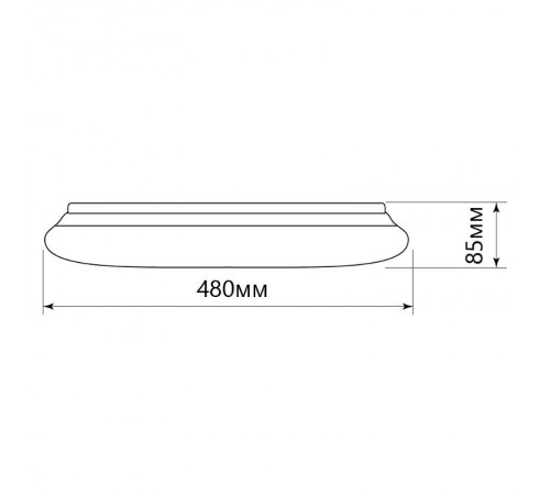 Светильник светодиодный декоративный бытовой AL5600 80W, Max. 5600Lum, 3000К-6500K, управляемый  41340  Feron