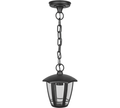 Светильник садово-парковый NOF-P09-BL-IP44-E27 (6 граней подвесной черный)  80466   Navigator