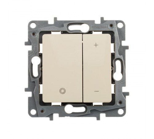 Etika Слоновая кость Светорегулятор нажимной, 400Вт  672318  Legrand
