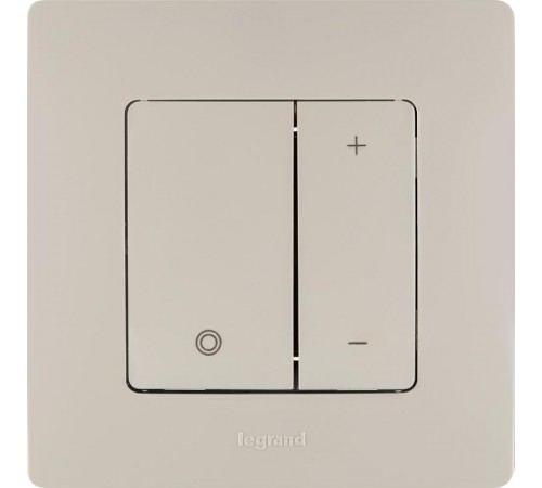 Etika Слоновая кость Светорегулятор нажимной, 400Вт  672318  Legrand