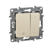 Etika Слоновая кость Светорегулятор нажимной, 400Вт  672318  Legrand