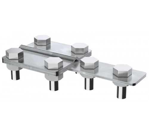 Зажим соед. контрольный прямой пруток-полоса оц. сталь  ZCC56-11-1-16-40  IEK