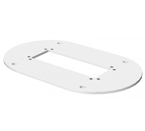Напольная пластина для электромонтажной колонны (сталь,белый) (ISSBP70140RW)  6290120  OBO Bettermann