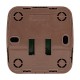 Розетка Phone 1-местная ОП Минск тёмное дерево EKF  EGT01-034-40  EKF