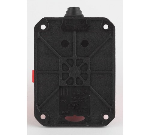K-1e-RED-IP44 ЭРА Колодка каучуковая с/з 1гн 16A IP44 красная  Б0044550  ЭРА