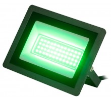 Прожектор светодиодный уличный ДО 50Вт зеленое свечение 5000лм IP65 LPR-025-GREEN-050  Б0064715  ЭРА