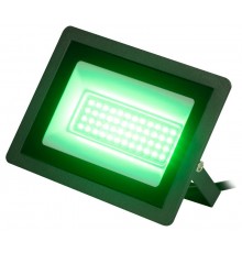 Прожектор светодиодный уличный ДО 50Вт зеленое свечение 5000лм IP65 LPR-025-GREEN-050  Б0064715  ЭРА