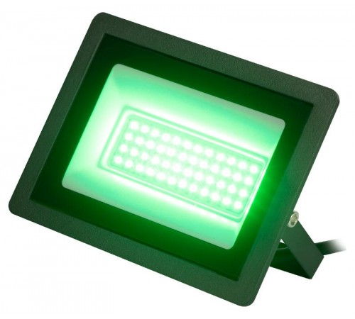 Прожектор светодиодный уличный ДО 50Вт зеленое свечение 5000лм IP65 LPR-025-GREEN-050  Б0064715  ЭРА