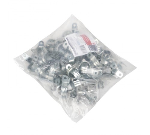 Скоба металлическая двухлапковая СМД d 25-26мм. (100шт.) EKF PROxima  sm-2-25-26  EKF