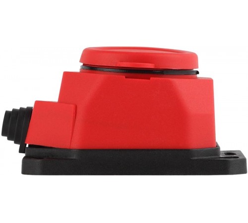 K-1e-RED-IP44 ЭРА Колодка каучуковая с/з 1гн 16A IP44 красная  Б0044550  ЭРА