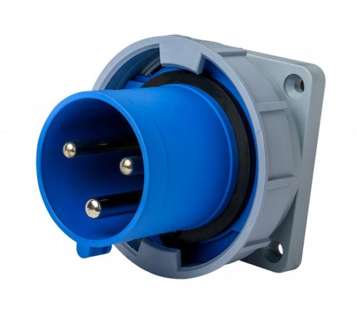 Вилка для скрытой проводки 2Р+РЕ 32А 220В IP67 ВЩ-103  26234DEK  DEKraft