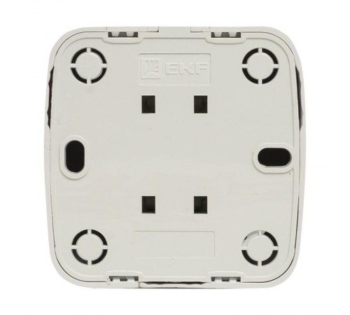 Минск Розетка Phone 1-местная ОП белая EKF Basic  EGT01-034-10  EKF