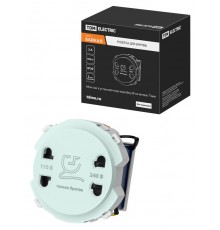 Розетка для бритвы фисташковая, "Байкал"   SQ1819-0149  TDM