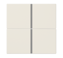 Набор клавиш для сенсорного модуля KNX, 4-ной, бежевый  LS404TSA  Jung