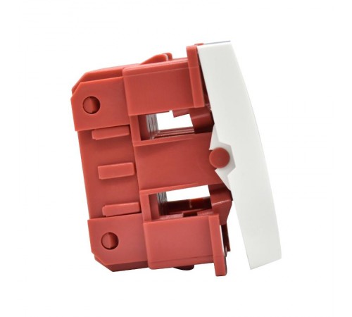 Выключатель проходной (переключатель) одноклавишный на 2 модуля. ВК4-21-00-П  CKK-40D-PO2-K01  IEK