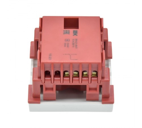 Выключатель проходной (переключатель) одноклавишный на 2 модуля. ВК4-21-00-П  CKK-40D-PO2-K01  IEK