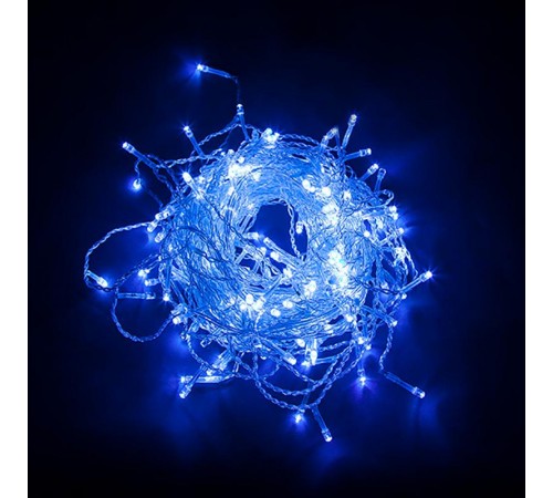 Гирлянда - бахрома CL23  240 диодов  синий, IP44 5,3м*1,5м + 3м  32350  FERON