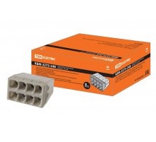 Строительно-монтажная клемма КБМ-2273-248 (2,5мм2) с пастой  SQ0517-0117  TDM