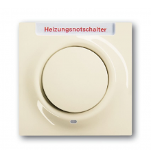 Клавиша для мех. 1-клавишного выкл./перекл./кнопки, с красной линзой, "HNS", серия impuls, цвет слоновая кость  1753-0-0068   2CKA001753A0068  ABB