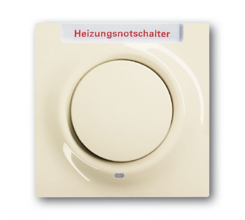 Клавиша для мех. 1-клавишного выкл./перекл./кнопки, с красной линзой, "HNS", серия impuls, цвет слоновая кость  1753-0-0068   2CKA001753A0068  ABB