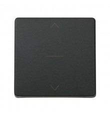 Клавиша для выключателя жалюзи трехпозиционного и пиктограммой "стрелки" цвета графит S27  2700033-038  Simon