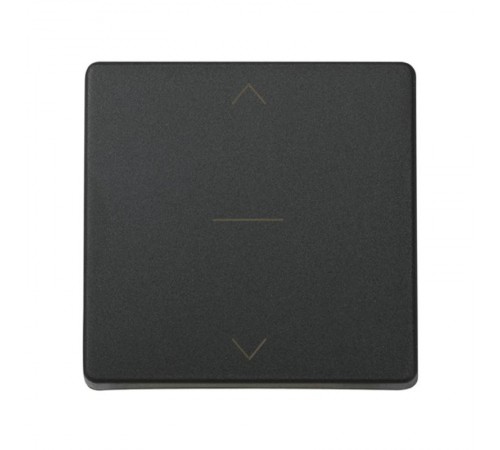 Клавиша для выключателя жалюзи трехпозиционного и пиктограммой "стрелки" цвета графит S27  2700033-038  Simon