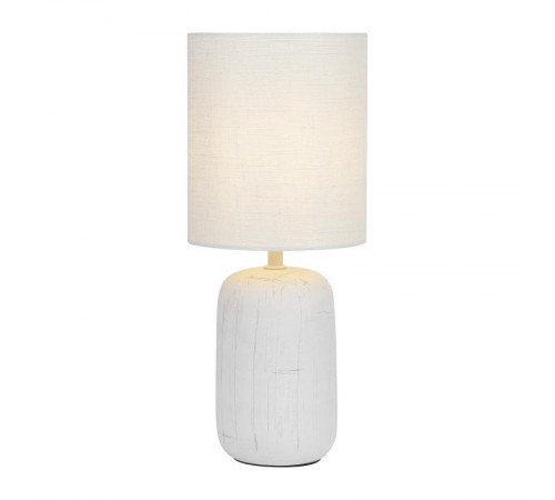 Настольная лампа Ramona 7041-501 1 * Е14 40 Вт керамика белая  Б0053451  Rivoli