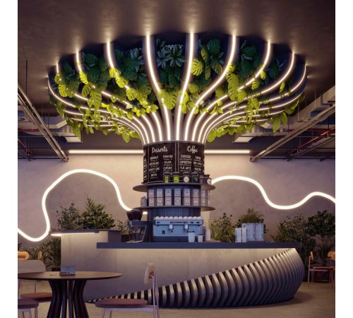  Профиль FANTOM-BENT-W49-SIDE-2000 ANOD (Arlight, Алюминий) 046423  Arlight  