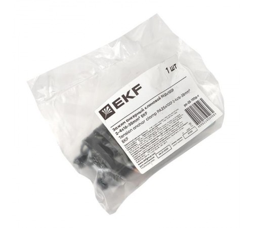 Зажим анкерный клиновой PA25x100P 2-4x16-35 мм2 инд. упак.  pa-25-100p-r  EKF