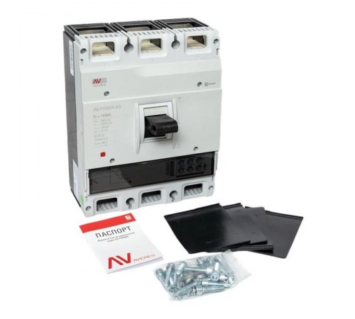 Выключатель автоматический AV POWER-4/3 1000А 100kA ETU2.0 AVERES  mccb-43-1000H-2.0-av  EKF