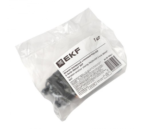 Зажим анкерный клиновой PA25x100P 2-4x16-35 мм2 инд. упак.  pa-25-100p-r  EKF