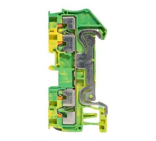 Клеммная колодка пружинная 1.5 Push-in 4 вывода земля PIT-1,5-4-pe  EKF