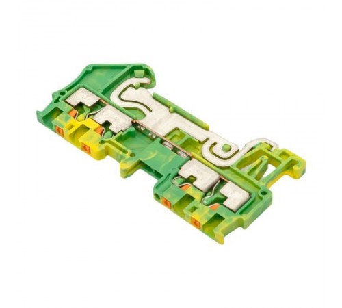 Клеммная колодка пружинная 1.5 Push-in 4 вывода земля PIT-1,5-4-pe  EKF