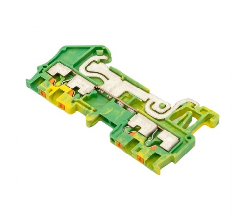 Клеммная колодка пружинная 1.5 Push-in 4 вывода земля PIT-1,5-4-pe  EKF