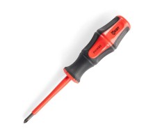 Отвертка диэлектрическая "Профи" PH1*80  78611  КВТ