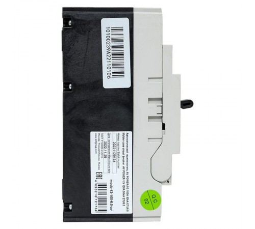 Выключатель автоматический AV POWER-1/3 100А 50kA ETU6.0  mccb-13-100-6.0-av  EKF