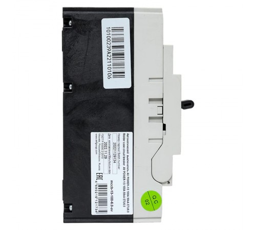Выключатель автоматический AV POWER-1/3 100А 50kA ETU6.0  mccb-13-100-6.0-av  EKF