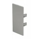 Торцевая заглушка кабельного канала WDK 60x130 мм (ПВХ,серый) (WDK HE60130GR)  6022529  OBO Bettermann